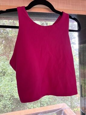 Athleta Fuchsia Scoop Neck Tank Top